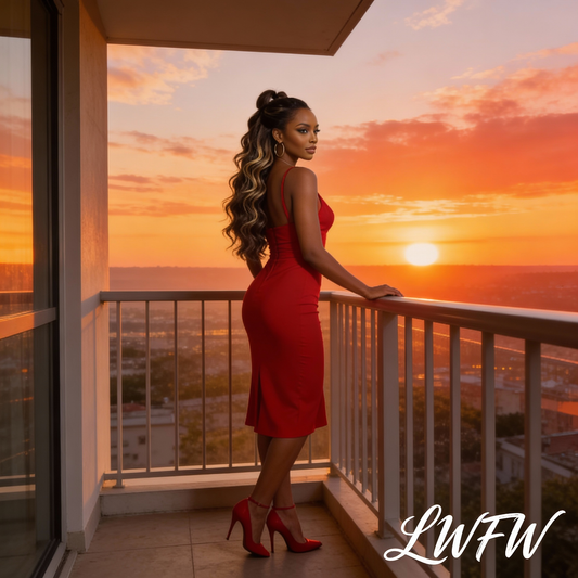 Unice Bye-Bye Knots 7x5 Lace Human Hair Wig - Glueless Hair System with Chocolate Brown & Blonde Highlights, 150% Density Loose Wave Frontal, Pre-Plucked Hairline/Cut Lace, Adjustable Fit for Men & ( for all Sizes)