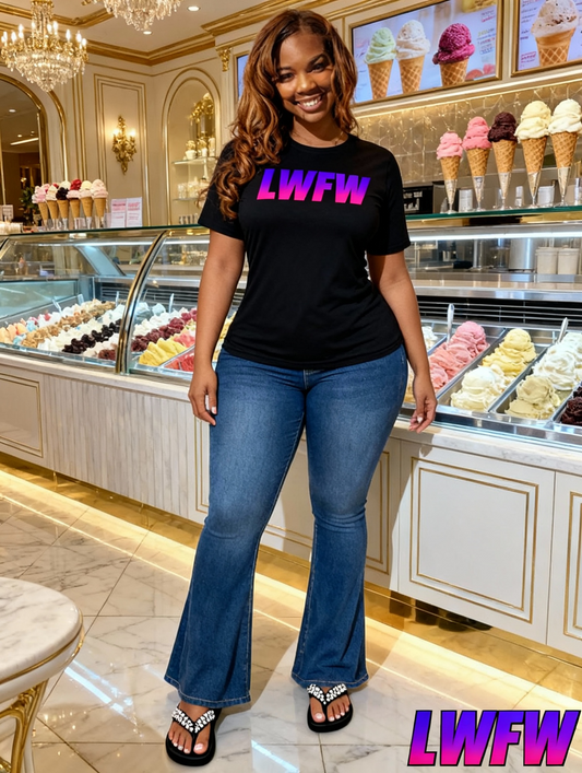 Plus Size High Stretch Denim Flare Jeans for Women - Comfortable Cotton Blend, Zipper Fly, Casual Solid Color Washed Look, All-Season Suitable Oversized Flared Hem Pants