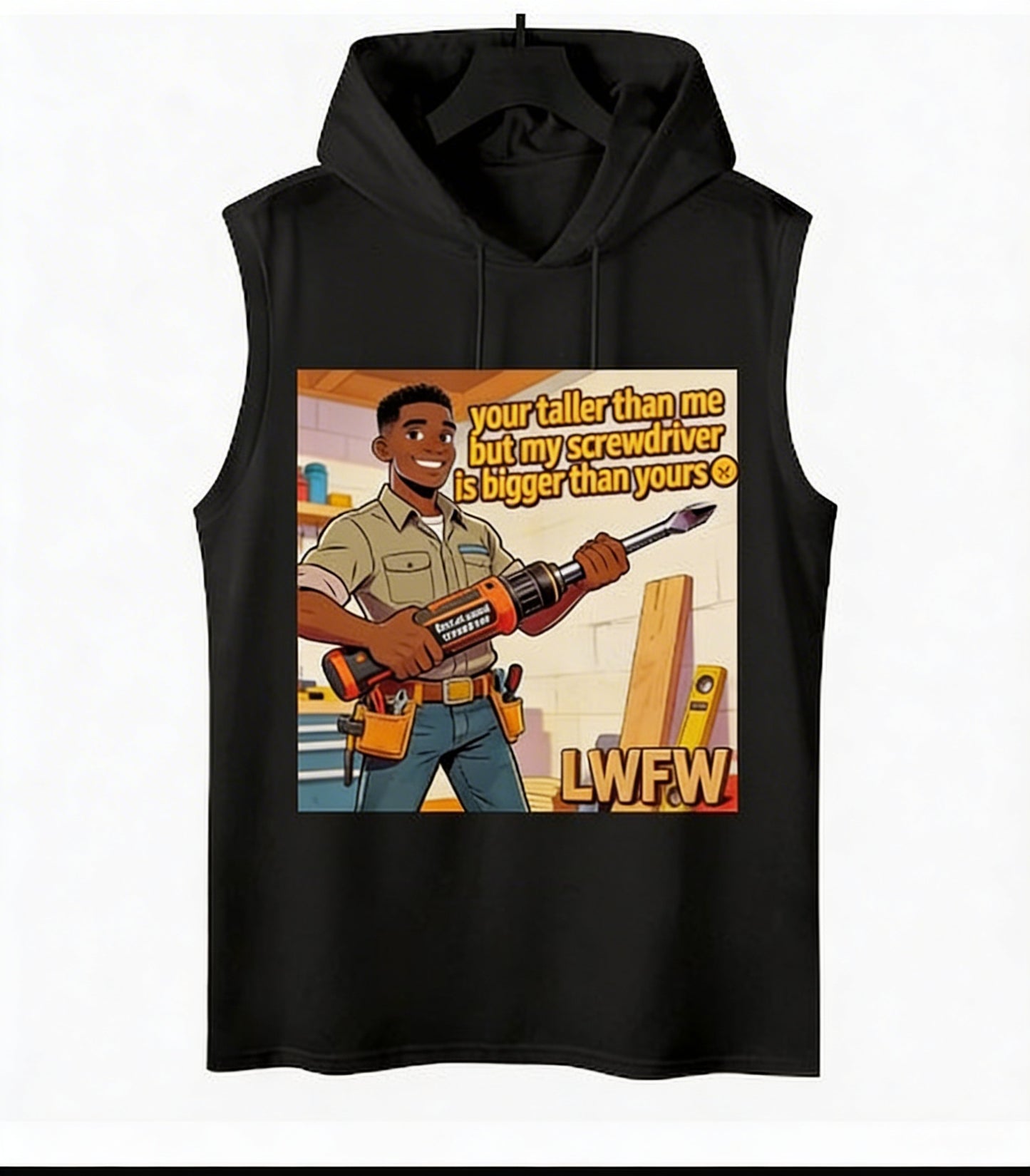 *******LWFW LIMITED EDITION Men's Hooded Tank Top*******