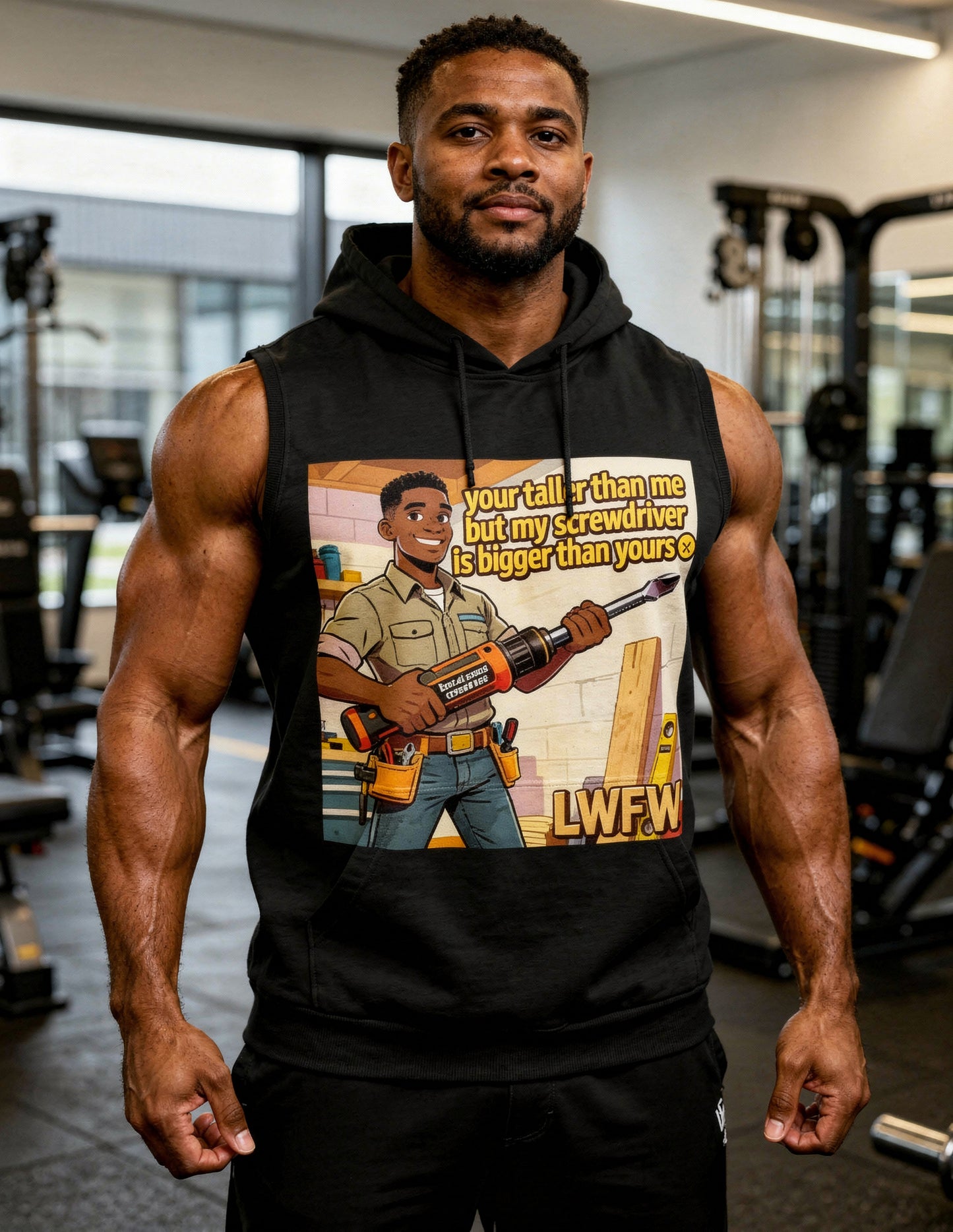 *******LWFW LIMITED EDITION Men's Hooded Tank Top*******