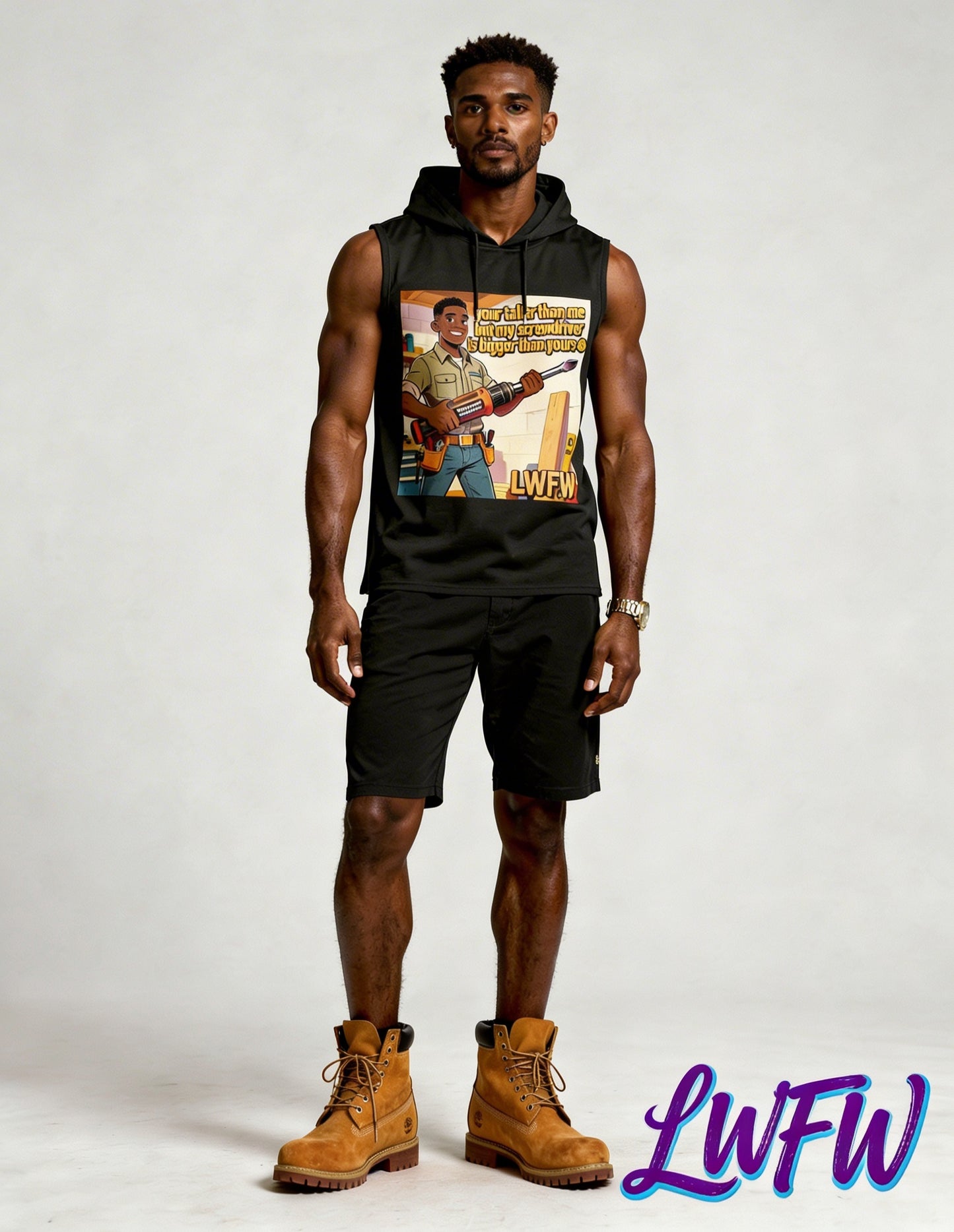 *******LWFW LIMITED EDITION Men's Hooded Tank Top*******
