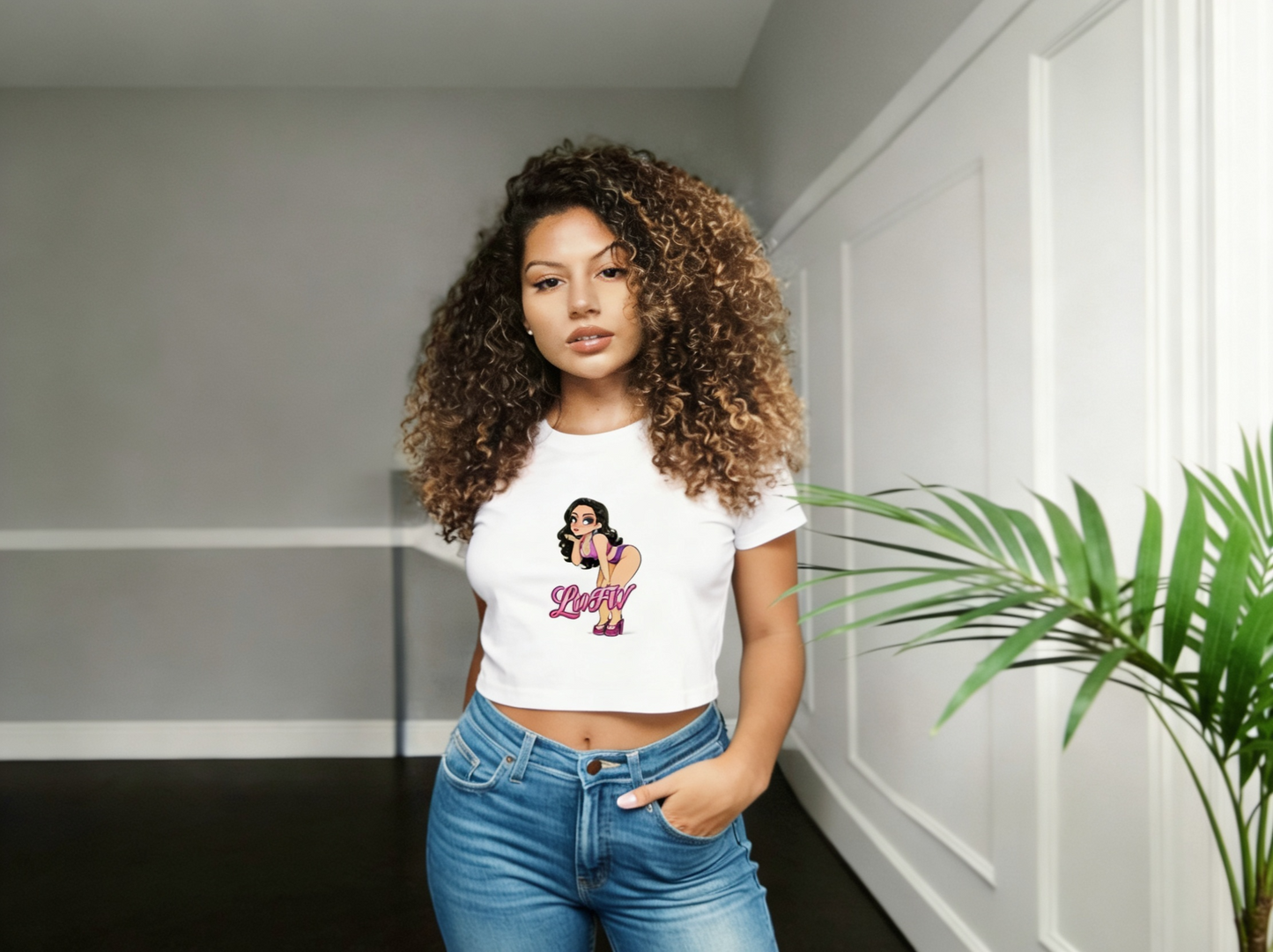 *******LWFW 2 Cute Cropped T-Shirt*******
