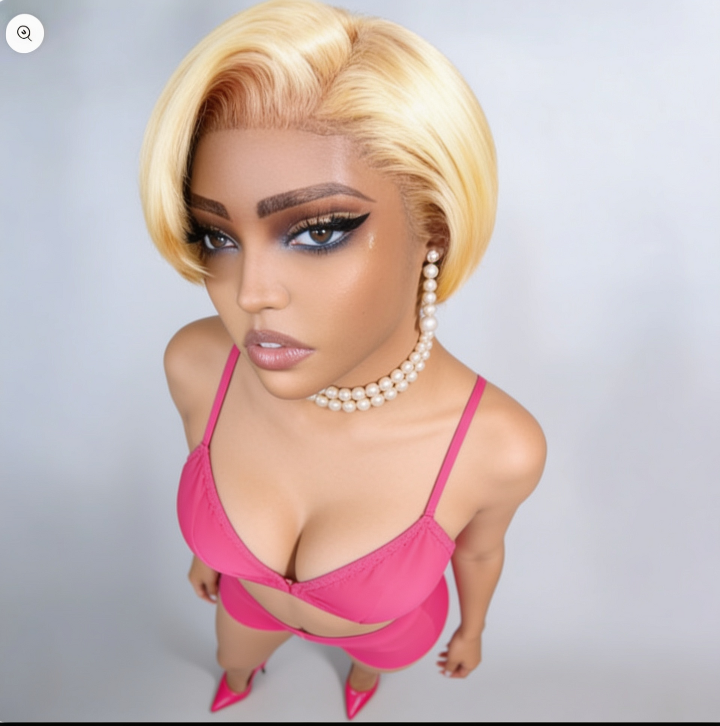 Pixie Cut Wig Human Hair 13x4 Lace Front Wigs 8 Inch Short Bob Wigs Pre Plucked Short Straight 180% Density